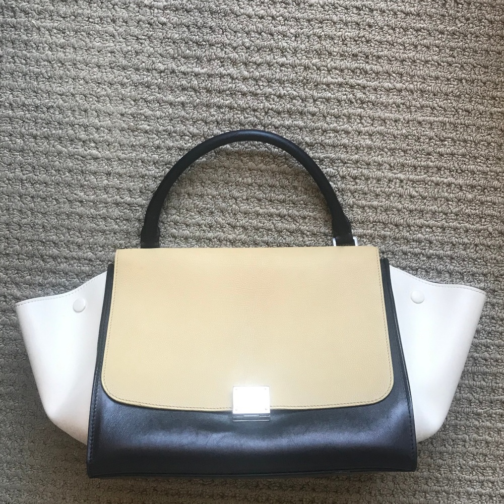 Celene Medium Tri-Color Trapeze Bag